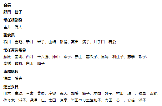 役員一覧